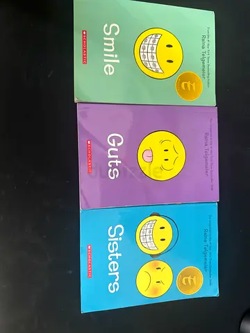 Smile, Guts, Sisters (Raina Telgemeier) - Set of 3 Graphic Novels