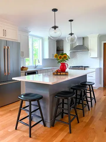 Modern kitchen island