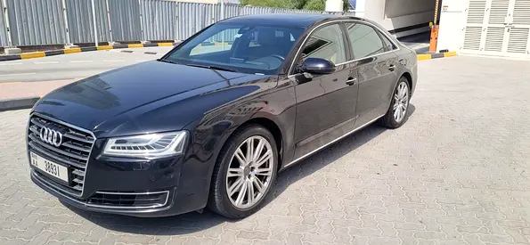 Audi A8 Black with Brown Interior.Model 2015 for Sale.