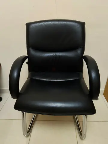 Black leather Chair Office/Home