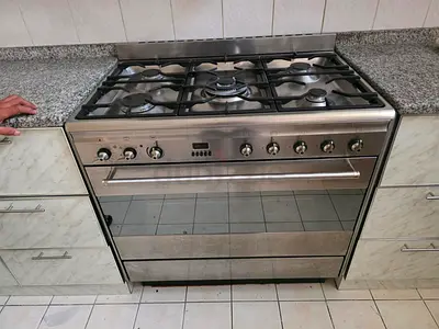 Smeg 5 gas burner electric oven cooker stove 90cm