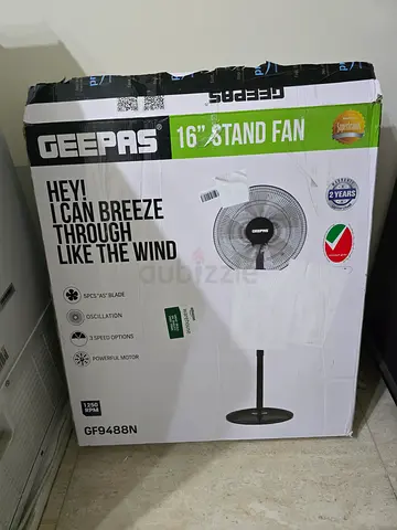 Geepas 16" Stand Fan used - Model GFS9488N
