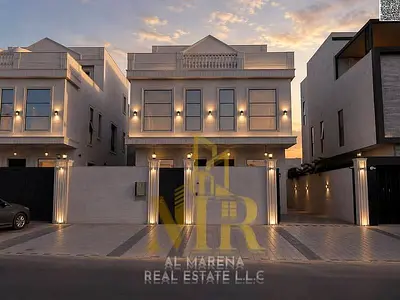 Own your dream villa in the heart of Ajman, close to all services, at a price that includes registration and ownership fees, air conditioning, electri
