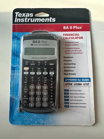 Texas Instruments BA II Plus Financial Calculator