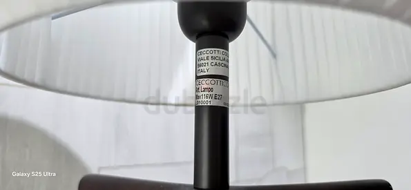 Authentic Ceccotti Collezioni Lampo floor lamp, designed by Roberto Lazzeroni. Made in Ita