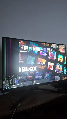 144hz 1440p Koorui 27 Inch Monitor, Damaged Scren