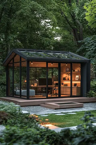 Modern outdoor pergola