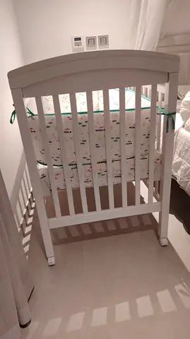 Baby bed with mattress..
