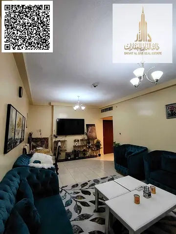 2 Bedroom Apartment (2 Baths) For Monthly Rent in Orient Towers - Ajman