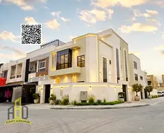 Villa for sale on a corner lot with two street frontages, including registration fees, water, and el