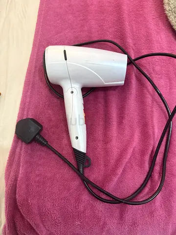 Compact Travel Hair Dryer - White, Good Working Condition