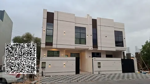 For sale in Al Yasmin area | Villa consisting of 4 bedrooms, a majlis, a living room and a roof ter