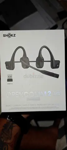 Shokz OpenComm 2 UC Bone Conduction Bluetooth Headset - New in Box