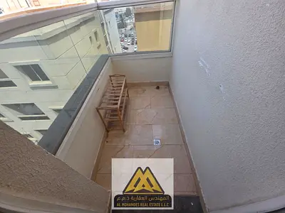 Two bedrooms and a living room/master bedroom/balcony/large area/in Al Nuaimiya 1, near Al Hikma School and Zone Fashion, next to all services