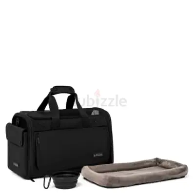 Black pet Carrier for Cats and Dogs