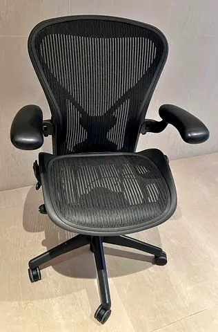 Herman Miller Aeron classic chair type B and C Fully Loaded for sale