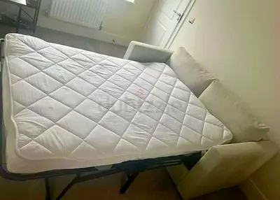 Perfect condition IKEA vimle two seater sofa bed with mattresses
