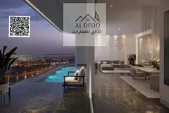 With only a 10% down payment 5 room with a private pool ||featuring direct front and rear sea views|