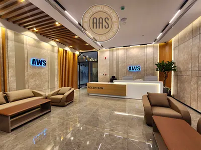 Luxury brand new furnished office available for rent in arjan | rent 59,500 AED | free dewa free wifi & meeting hall |