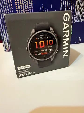 Garmin Fenix 8 Pro smartwatch - brand new in box, 1 month use only & warranty