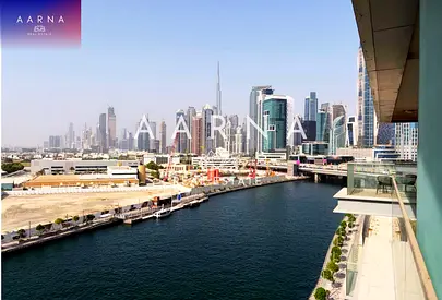 Spacious 2BR+Maid | Canal & Burj Khalifa View