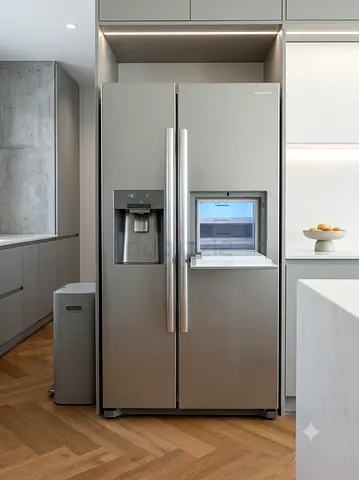 Daewoo Side-by-Side Refrigerator – Built-in Pump | Spacious Storage | Modern Design