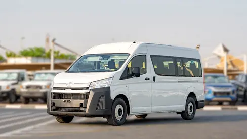 Toyota Hiace High Roof Black Bump 3.5l A/T White color 2026 Model