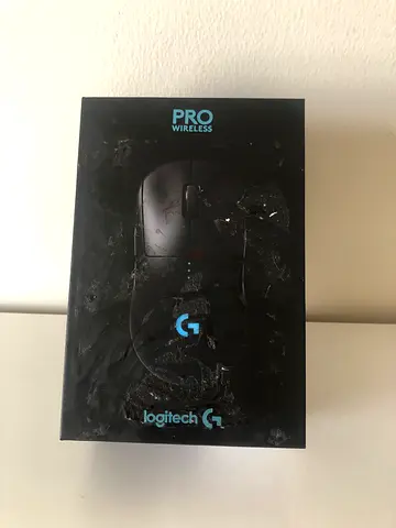 Logetich gpro wireless gaming mouse used condition no any issue black color