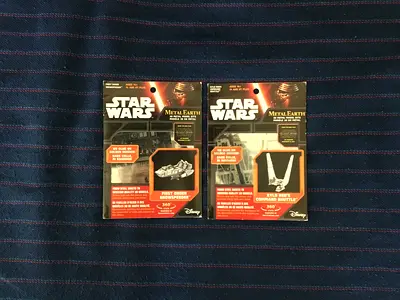 2 Star Wars Metal Earth 3D Metal Model Kits