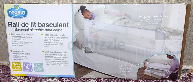 Regalo Swing Down Bed Rail for Toddlers