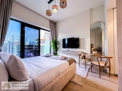 Modern Fully Furnished Studio | Balcony | Prime Location Azizi Riviera 46, Meydan.