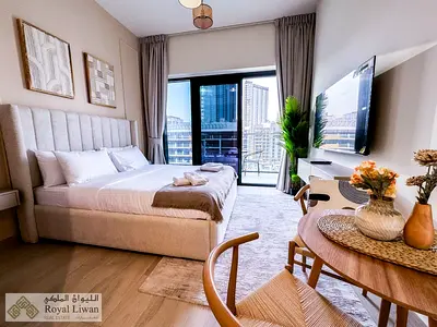 Modern Fully Furnished Studio | Balcony | Prime Location Azizi Riviera 46, Meydan.