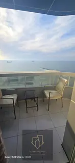 For monthly rent | One bedroom and living room | Sea view | Excellent size | Prime location | Includ