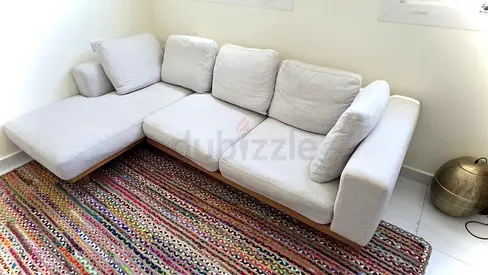 Perfect condition West elm Newport Feather filled sofa beige Color