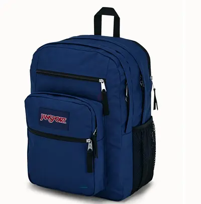 New JanSport Big Student navy blue backpack - not used at all
