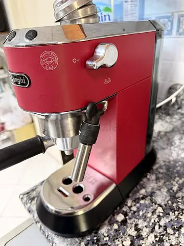 DeLonghi Dedica Red Espresso Machine