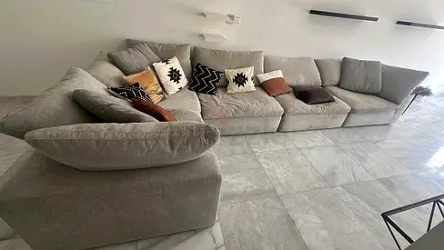 Perfect condition Pan Emirates Pianca sofa for sale
