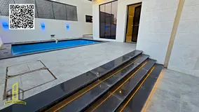 Luxury villa for sale, including registration and ownership fees, with a private pool, near all serv