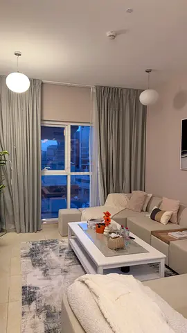 living room L sofa with side table and middle white table — excellent condition, ready to pick up