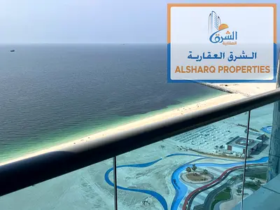 شقة غرفتين وصالة بإطلالة بحرية كاملة | أبراج الريزيدنس | كورنيش عجمان
