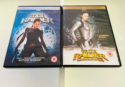 2 Tomb Raider Movie DVD’s