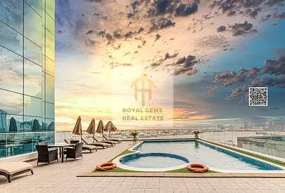Spacious 2-Bedroom Unfurnished Apartment with Large Balconies & Open View – Oasis Tower, Ajman