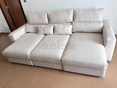 Top Quality ikea Eskilstuna L shape sofa bed with storage