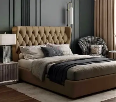 Modren design new King size Luxury Family bed With Matttress Available
