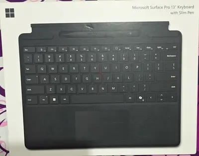 Microsoft Surface Pro 13" Keyboard 
with Slim Pen English and Arabic keyboard TDRA Brand New Never U