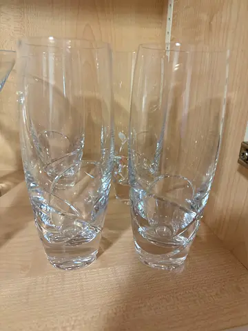 Set of 4 Tipperary crystal hand cut Drinking Glasses - Like New