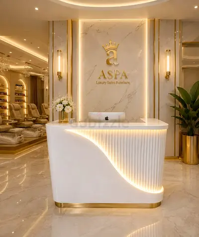 Minimalist Reception desk