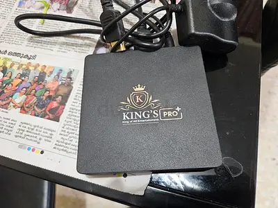King's Pro+ Android TV Box with power adapter - working condition