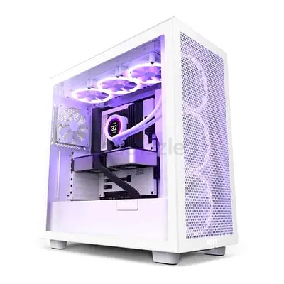 White Gaming Desktop PC with Glass Side Panel (Custom Build)