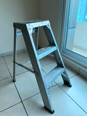 Aluminium 3-step Folding Step Ladder Heavy Duty